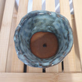 'Coastal' mini flower pot n saucer