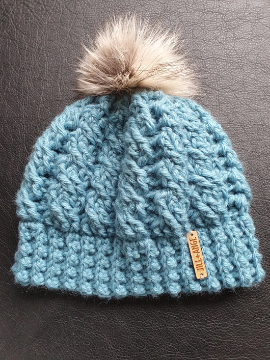 Beanie -  Turquoise Cable