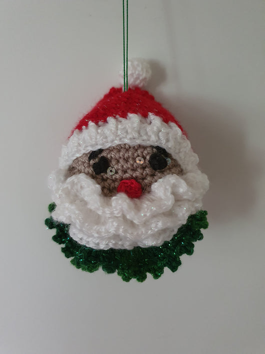 Santa crochet decoration