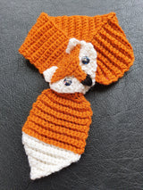 Cub Fox Scarf - Wild Orange (child size)